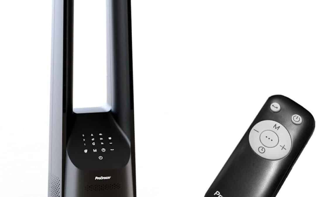 Test du ventilateur colonne Pro Breeze sans pale : puissance et silence