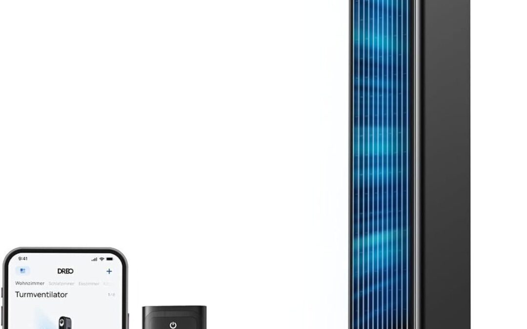 Test du ventilateur colonne silencieux dreo : puissance et connectivité Alexa