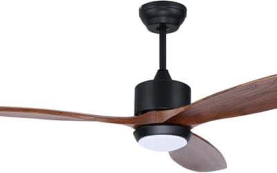 Test : ventilateur de plafond Ovlaim 132 cm bois et moteur DC