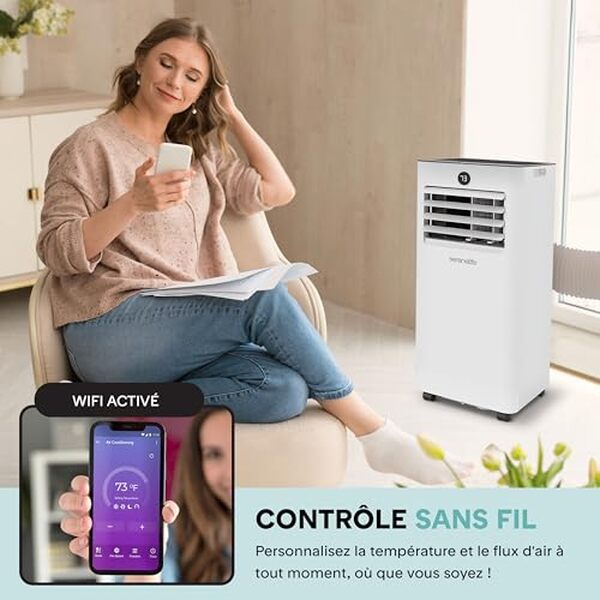 Découvrez notre test détaillé du climatiseur portable SereneLife 9000 BTU WiFi : efficacité énergétique, mobilité et fonctionnalités connectées pour votre confort d'été.