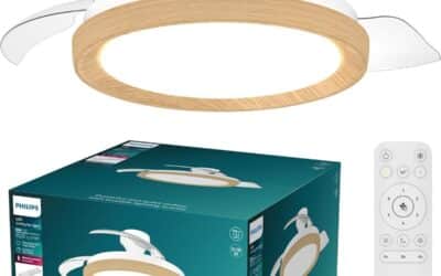 Test du ventilateur de plafond Philips Bliss : pales rétractables et LED ajustable