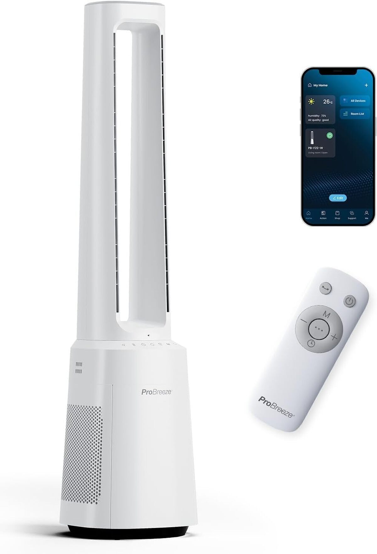 Test : purificateur d'air ventilateur Pro Breeze OmniAir avec filtre HEPA